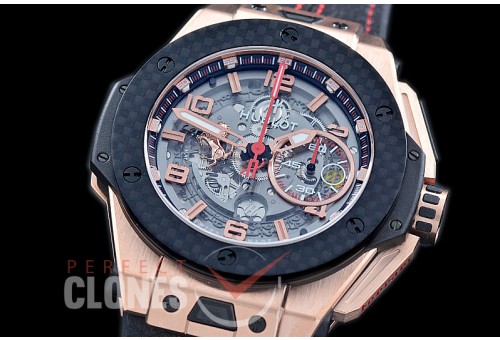 0 0 HB45-006 Big Bang Unico Ferrari Limited Edition RG/CF/LE Black A-7750 