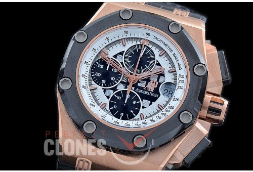 AAP01003 ARF Royal Oak Offshore 26078 Ruben Barrichello II Limited Edition RG/RU White A-3126