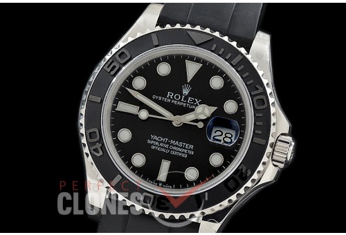 RYM-42-011S BP 2019 Yachtmaster 42 226659 Men Oysterflex CER/SS/RU Black SA 3235