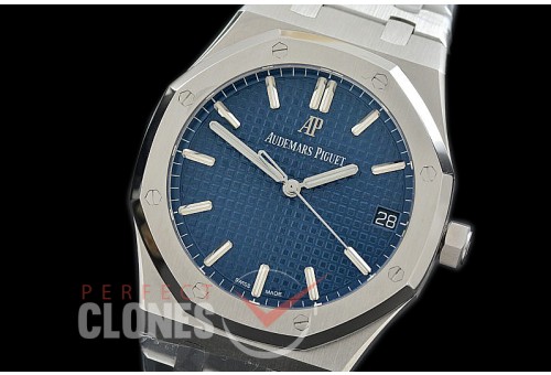 0 0 0 AP15500-053 ZF V2 AP15500ST Royal Oak Automatic SS/SS Blue Miyota Asian Clone Calibre 4302 28800bph