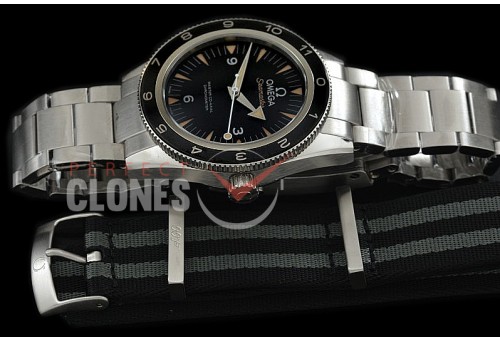 0 0 0 0 OMCPO-40-707SN XF/VSF V2 Seamaster Spectre 007 Limited Edtion SS/SS/NT Black Asian Clone 8400 Movement - Bundle Special 