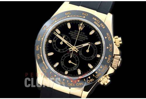 0 0 RLDF00906R ARF/JF Daytona/Osyterflex 116518LN YG/CER/RU Black SH-4130 / 904L Steel 