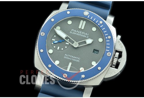 PN959U01 Pam 959 U Series Luminor Submersible 42mm SS/RU Black A-2813