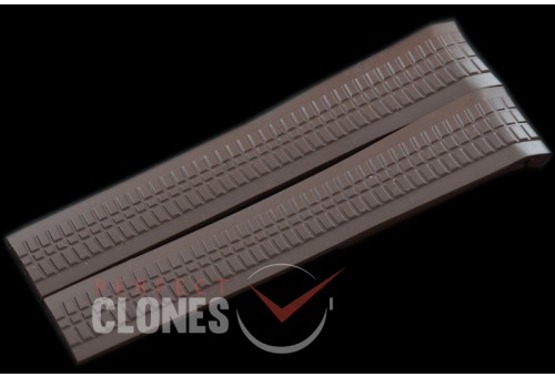 0 0 PPACC00017 Aquanaut Rubber Strap - Brown