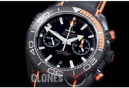 0 0 OMCPO45-921R 2018 Deep Black Planet Ocean Chrono CER/RU Black A-7750