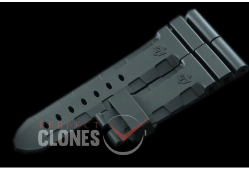 0 0 0 PNA-44-101 Diver Style Rubber Strap - Black 