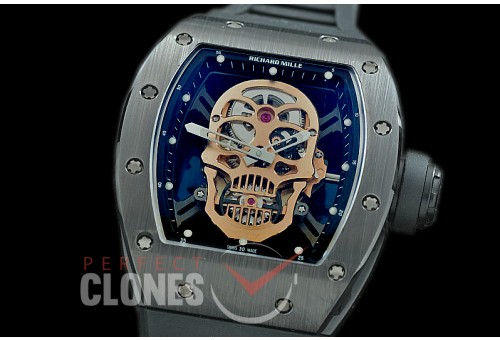 0 0 0 0 0 RM052-012 ZF RM-052 Skull Limited Edition CER/RU NH05A Tourbillon 