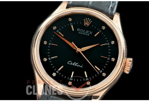  0 RLCT00042 GMF 50505 Cellini Time RG/LE Black Diamonds SA 3132