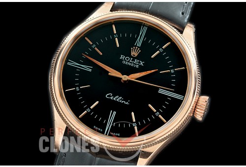  0 RLCT00047 GMF 50505 Cellini Time RG/LE Black Roman SA 3132