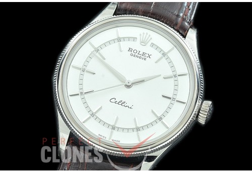  0 RLCT00016 GMF 50509 Cellini Time SS/LE Rhodium Sticks SA 3132