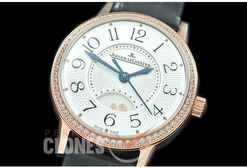 0 0 JL-RZL-111D Rendezvous Night & Day Ladies RG/LE White Miyota 9100