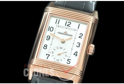 0 JLR-036 PPF Reverso Classique Automatic RG/LE White/Black Asian Customised Movement 
