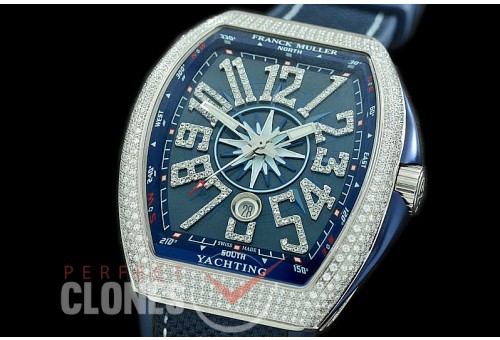 0 0 0 FMVG-037D ZF Vanguard Yachting V45 SC DT Yachting AC Automatic Bling SS/RU Miyota 9015