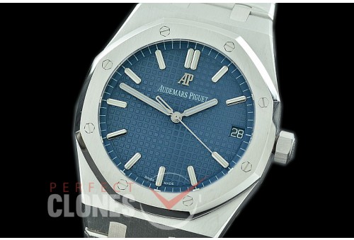 0 0 0 AP15500-104 OMF V2 AP15500ST Royal Oak Automatic SS/SS Blue Miyota Asian Clone Calibre 4302 28800bph