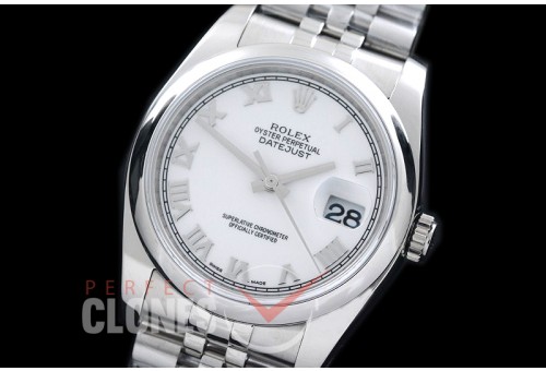 R36DJS-861 ARF/JF 116200 SS/SS Smooth/Jubilee White Roman SH 3135 904L Steel 