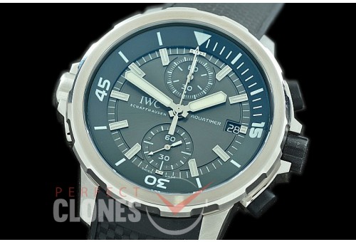0 0 IWAQT-053 V6F/XF/VSF Aquatimer Chronograph Edition Sharks IW379506 SS/RU Grey A-7750 Mod to Calibre 89365