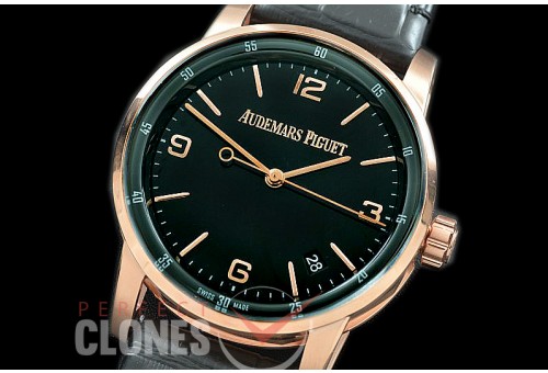 AP-15210-107 TNK-F Code 15210 11.59 Automatic RG/LE Black Miyota Asian Clone Calibre 4302 2880