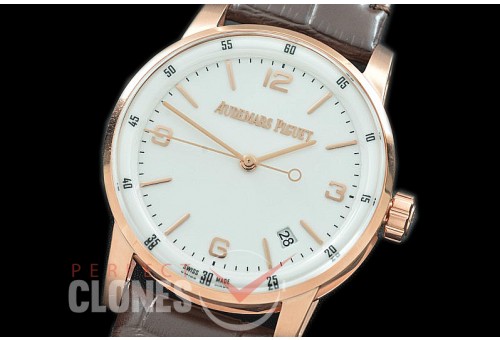 AP-15210-106 TNK-F Code 15210 11.59 Automatic RG/LE White Miyota Asian Clone Calibre 4302 2880