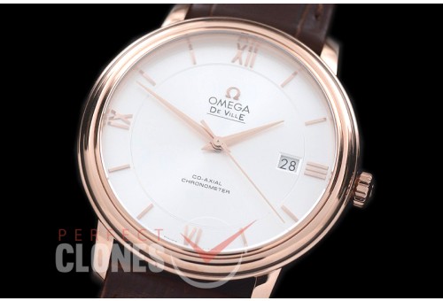 0 0 OMDE00037 Deville Classic Automatic RG/LE White Roman Miyota 9015