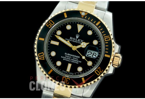 0 0 0 RLST00201 BP Submariner 116613LN SS/YG Black VR 3135 - Special Offer