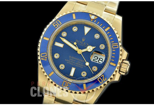 0 0 0 RLSF00204 BP Submariner 116618LB YG/YG Blue VR 3135 - Special Offer