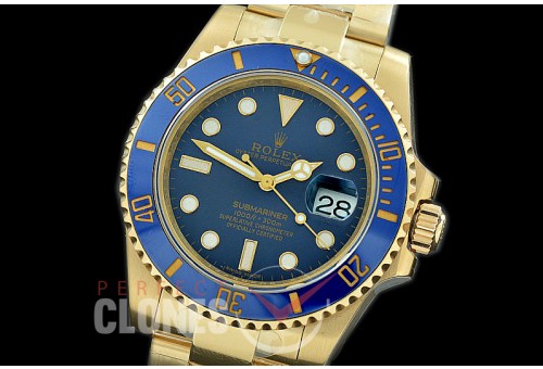 0 0 0 RLSF00202 BP Submariner 116618LB YG/YG Blue VR 3135 - Special Offer