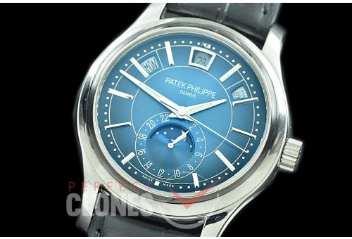 PP-5205-153 GRF 5205 V2 Annual Calendar / Moon Phase Complications SS/LE Blue Asian Clone Calibre 324 S QALU24H/206 Movement 