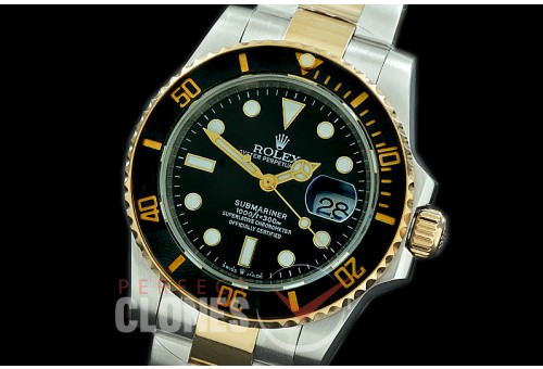 0 0 0 RLST00196 SKY-F Submariner 116613LN SS/YG Black A-2813 - Free Shipping 