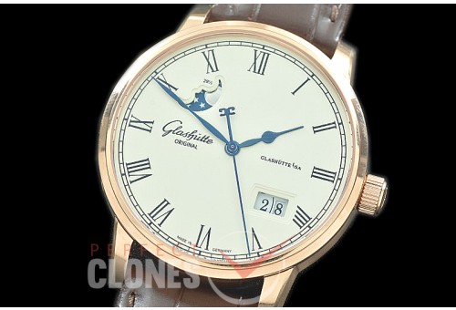 0 0 0 GL-SEN--016 Senator Excellence Panoramadatum RG/LE White Asian Custom Movt 