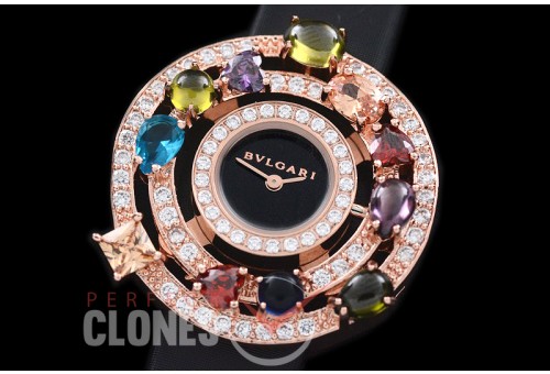 BVDV-107 High Jewellery Divas Dream RG/ST Black Jap Quartz