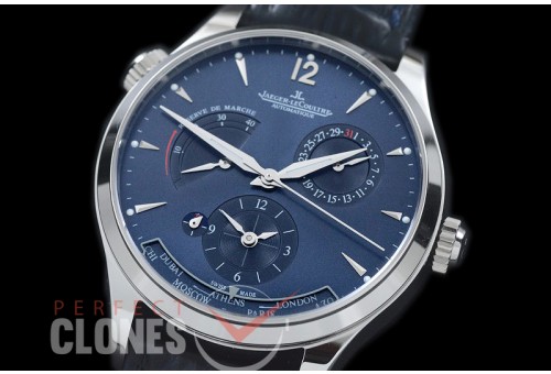 0 JLMRDT-103 Master Reserve Duo Time SS/LE Blue Asian Modified Movt 