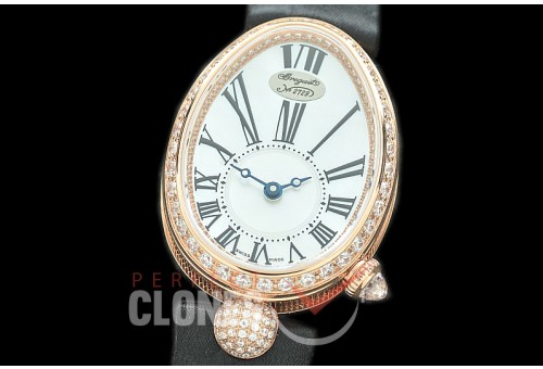 0 0 0 BR-RDN-116D ZF Reine De Naples Ladies RG/LE White Roman Asian Custoomized