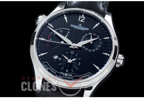 0 JLMRDT-102 Master Reserve Duo Time SS/LE Black Asian Modified Movt 