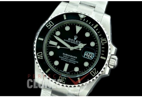 0 0 0 0 RLSS00501 V6F 904L Steel Submariner 116610LN SS/SS Black A-2824
