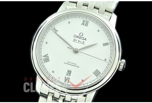 0 OMPRE-071 TWF Deville Prestige 38.5mm SS/SS White Roman Jap Miyota 9015