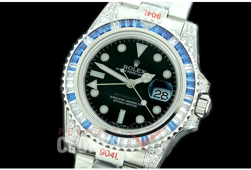 0 0 0 0 0 RLGS00937 GMF 904L Steel V3 GMT 116759SA SS/Diam/SS Black SA 3186 CHS