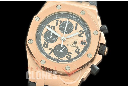AP26400-935L Royal Oak Offshore Chronograph 26400 RG/LE Gold Seiko VK6 Quartz