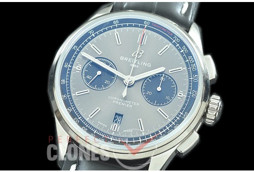 BL-PB01-102 GF Premier B01 Chronograph SS/LE Grey A-7750 