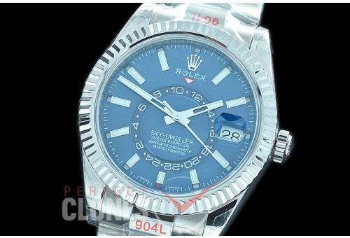 0 0 0 RSKDS00103 NF 904L Steel 326934 SkyDweller SS/SS Blue Sticks SA 9001 