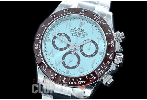0 0 0 RLDS00052 Daytona 116506 SS/Cer/SS Arabic Ice Blue Sticks A7750