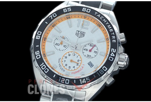 0 TGF1-00001S1 Formula 1 Red Bull Limited Ed Chronograph SS/SS White CF OS 10 Q