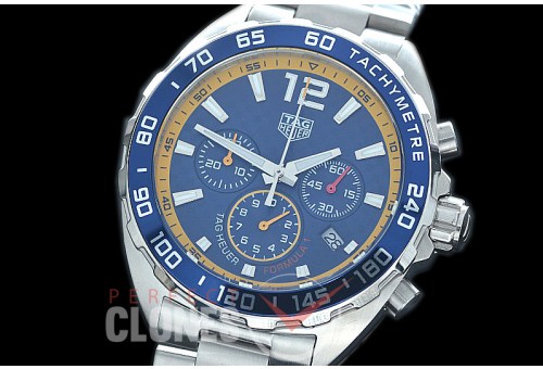 0 TGF1-00003S Formula 1 Red Bull Limited Ed Chronograph SS/SS Blue CF OS 10 Qtz