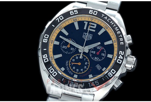 0 TGF1-00002S Formula 1 Red Bull Limited Ed Chronograph SS/SS Black CF OS 10 Qtz
