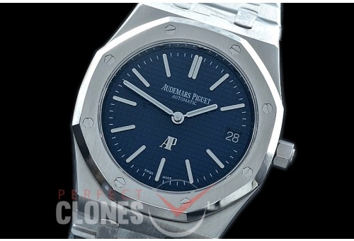 0 0 0 AP15202-703 ZF Royal Oak Jumbo Automatic 15202 SS/SS Blue Asian Clone Calibre 2121 