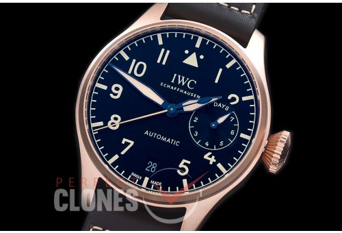 0 0 IWBP00132 Big Pilot Rose Gold Heritage Limited Ed RG/LE Black A-521111
