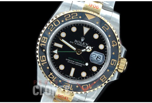 0 0 0 0 0 RLGT00901 GMF V5 904L Steel V3 GMT 116713LN SS/YG Black SA 3186 CHS