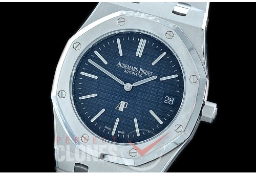 0 0 0 AP15202-606 XF/VSF V2 Royal Oak Jumbo Automatic 15202 SS/SS Smoked Blue Asian Clone Calibre 2121 
