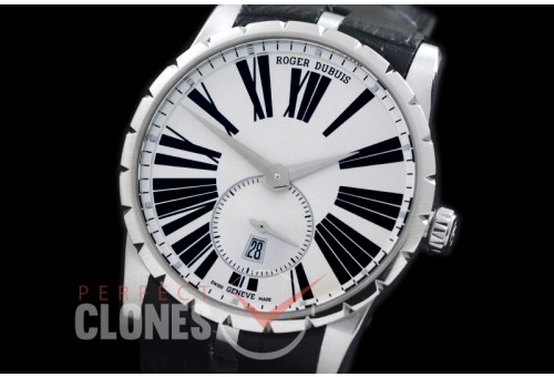 0 0 0 RDCAL-101 Excalibur 42 Automatic SS/LE White Roman Customize RD830 