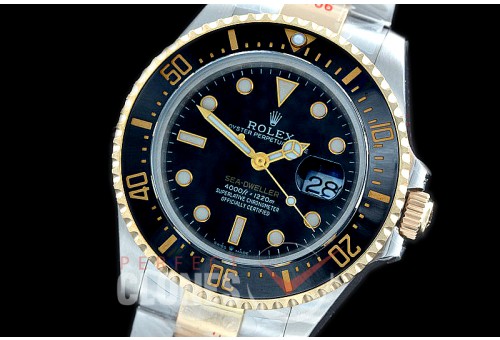 0 0 0 0 0 0 RLSD00975W GMF 2019 43mm Sea Dweller 4000 126603 SS/YG Black VR 3235 904L Steel /18K Wrapped Gold