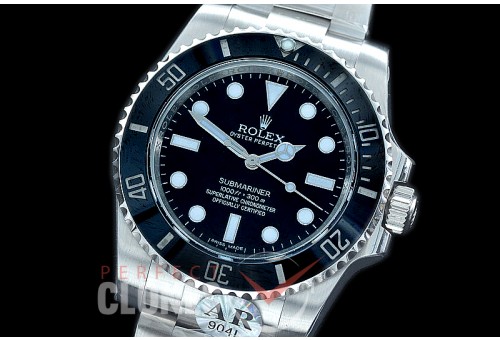RLSS00956S JF/ARF V3 No Date Submariner 114060LN SS/SS Black SH 3130 904L Steel 